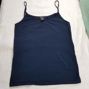 Lucky Brand Dark Blue spaghetti strap Tank Top short